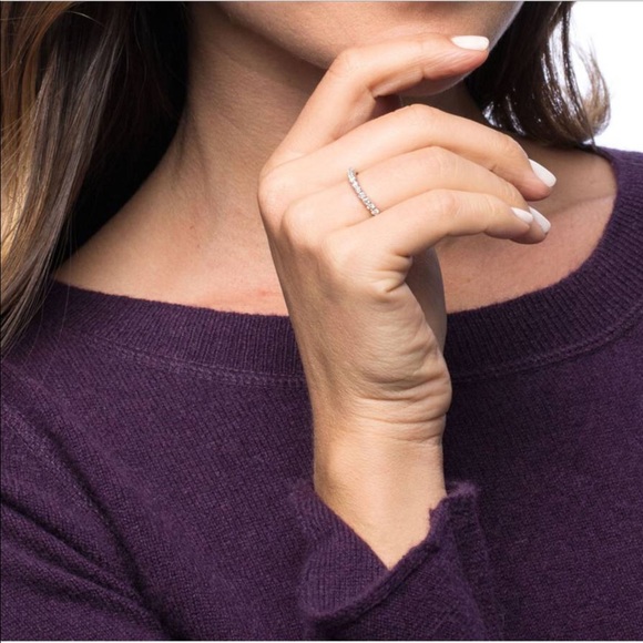 1.0CT Natural Diamond Eternity 14K Gold Band - Picture 7 of 7